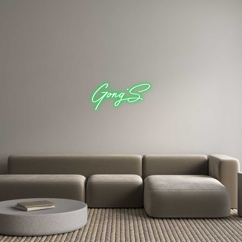 Custom Neon: Gong'S