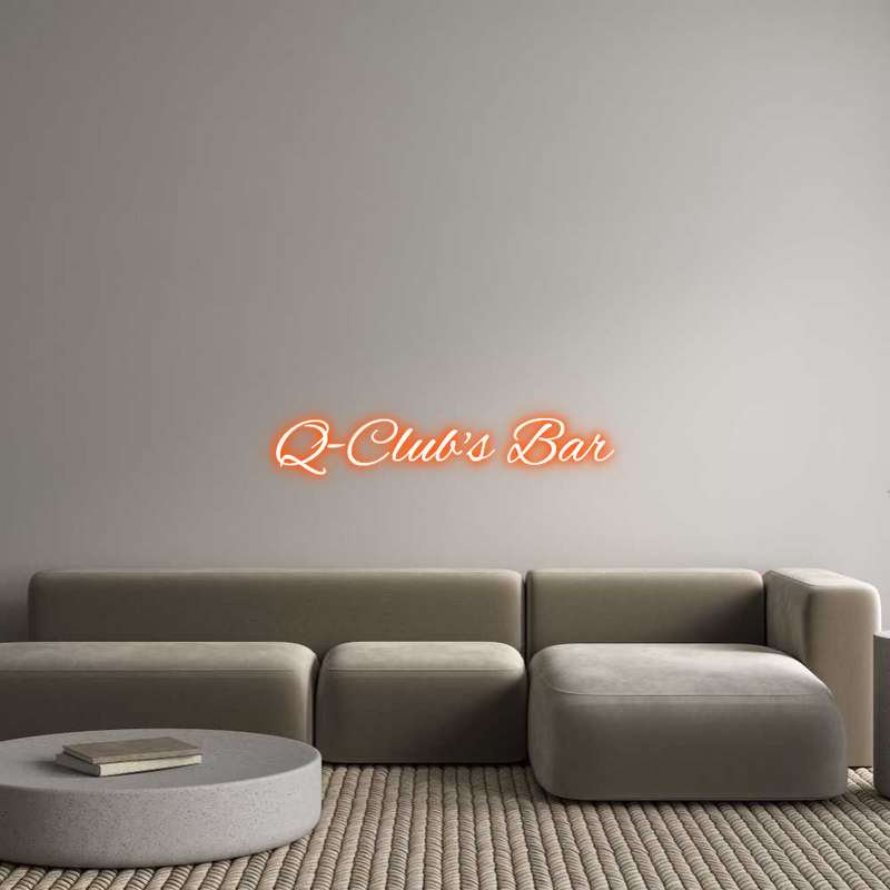Custom Neon: Q-Club's Bar