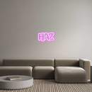 Custom Neon: HAZ