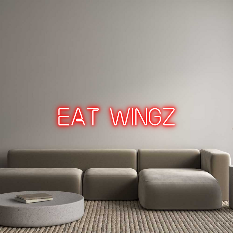 Custom Neon: Eat WingZ