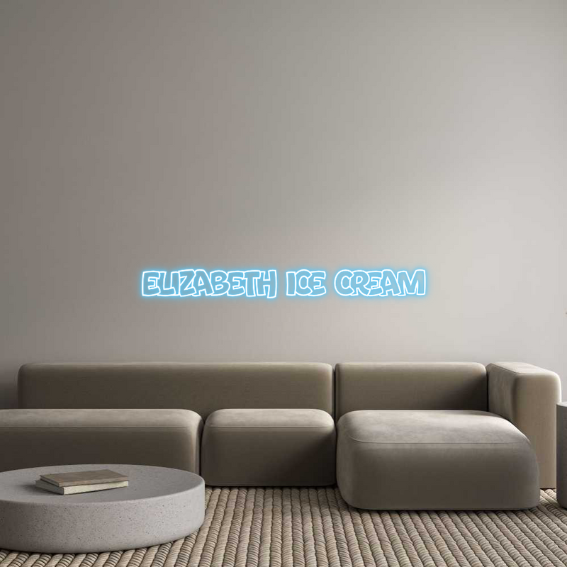 Custom Neon: Elizabeth ice...