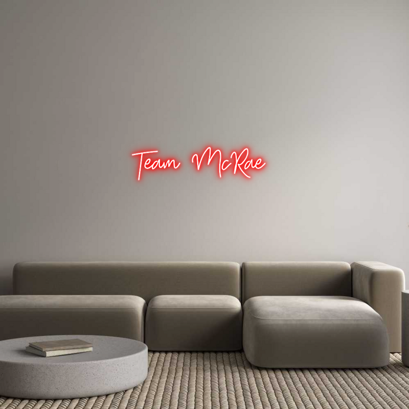 Custom Neon: Team McRae