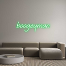 Custom Neon: boogeyman