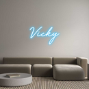 Custom Neon: Vicky
