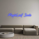 Custom Neon: MapleLeaf Smile
