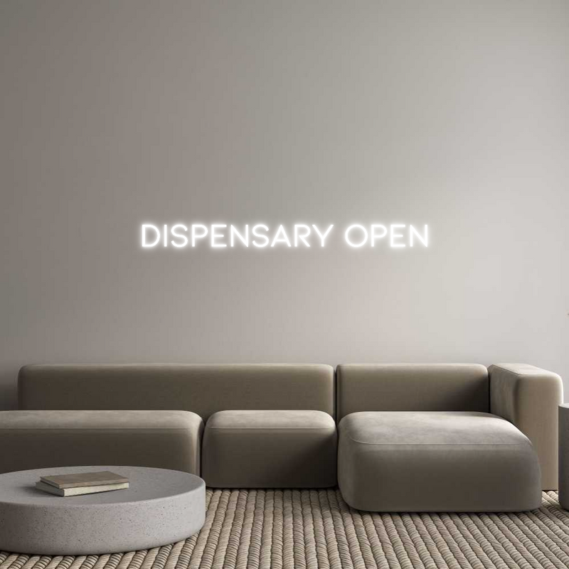 Custom Neon: Dispensary Open