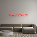 Custom Neon: T & J Cantina