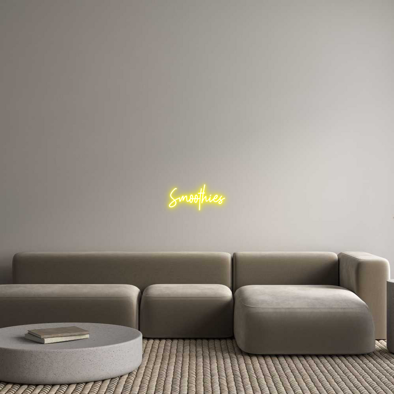 Custom Neon: Smoothies