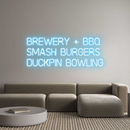 Custom Neon: Brewery + BBQ...