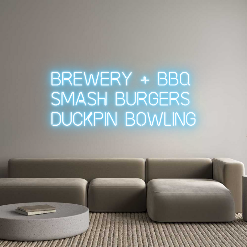 Custom Neon: Brewery + BBQ...