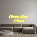 Custom Neon: Golden Luxe
...
