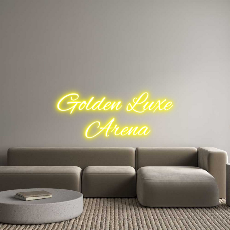 Custom Neon: Golden Luxe
...