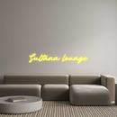 Custom Neon: Sultana lounge