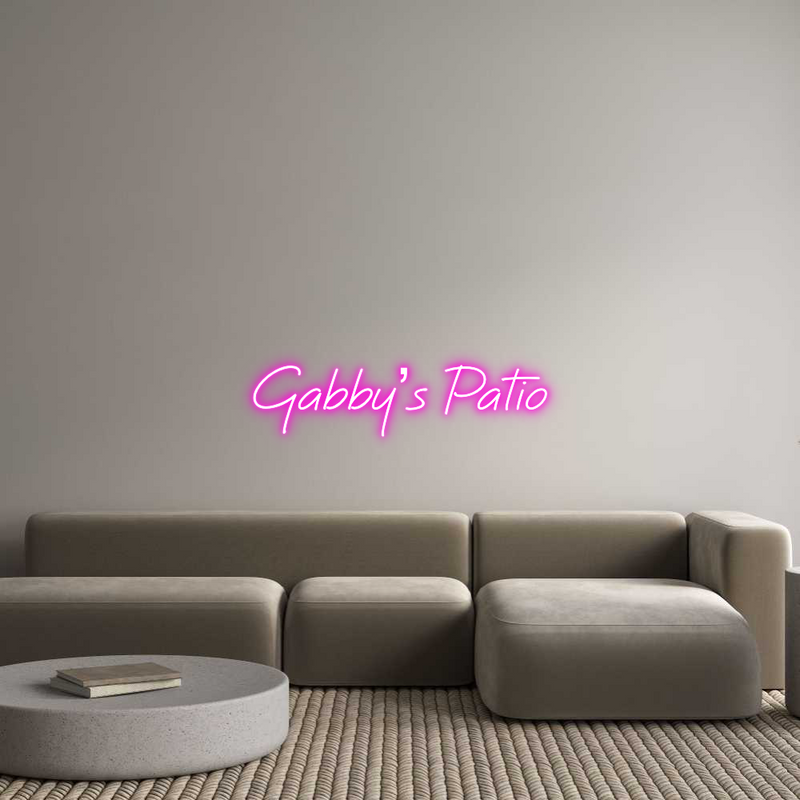 Custom Neon: Gabby’s Patio
