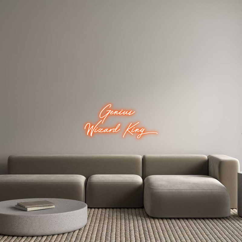 Custom Neon: Genius 
Wiza...