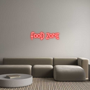 Custom Neon: Food Zone