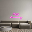Custom Neon: Happy 
Anniv...