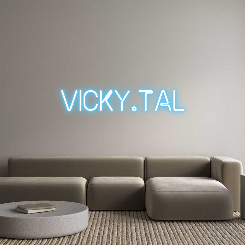 Custom Neon: VICKY.TAL