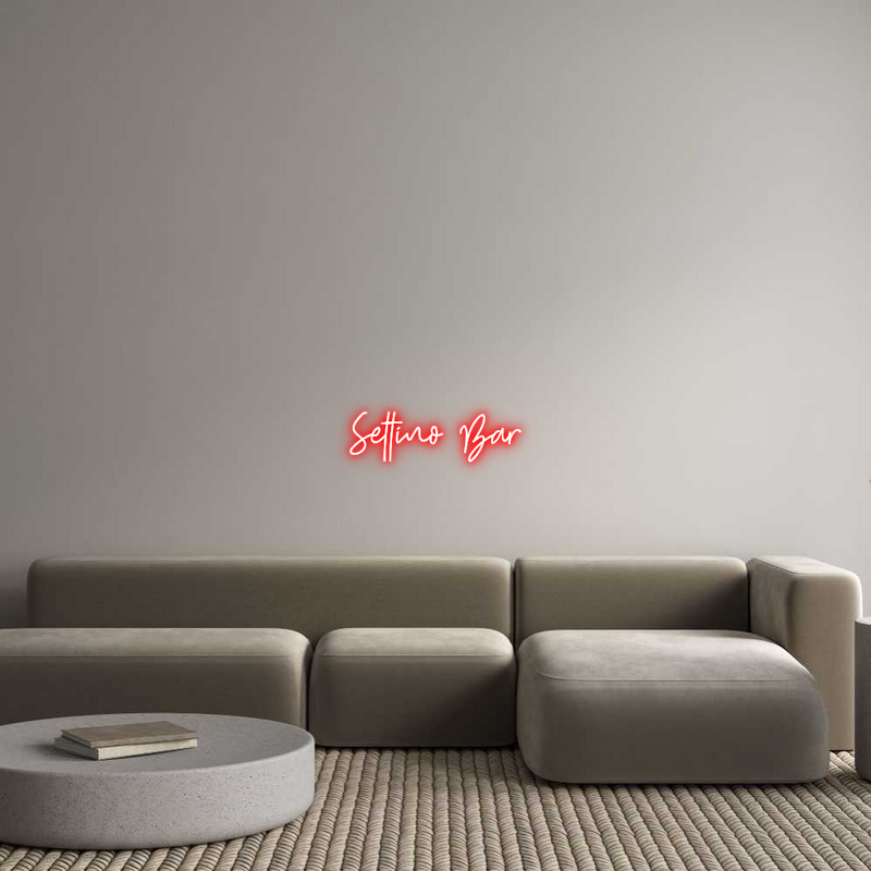 Custom Neon: Settino Bar