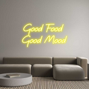 Custom Neon: Good Food 
G...