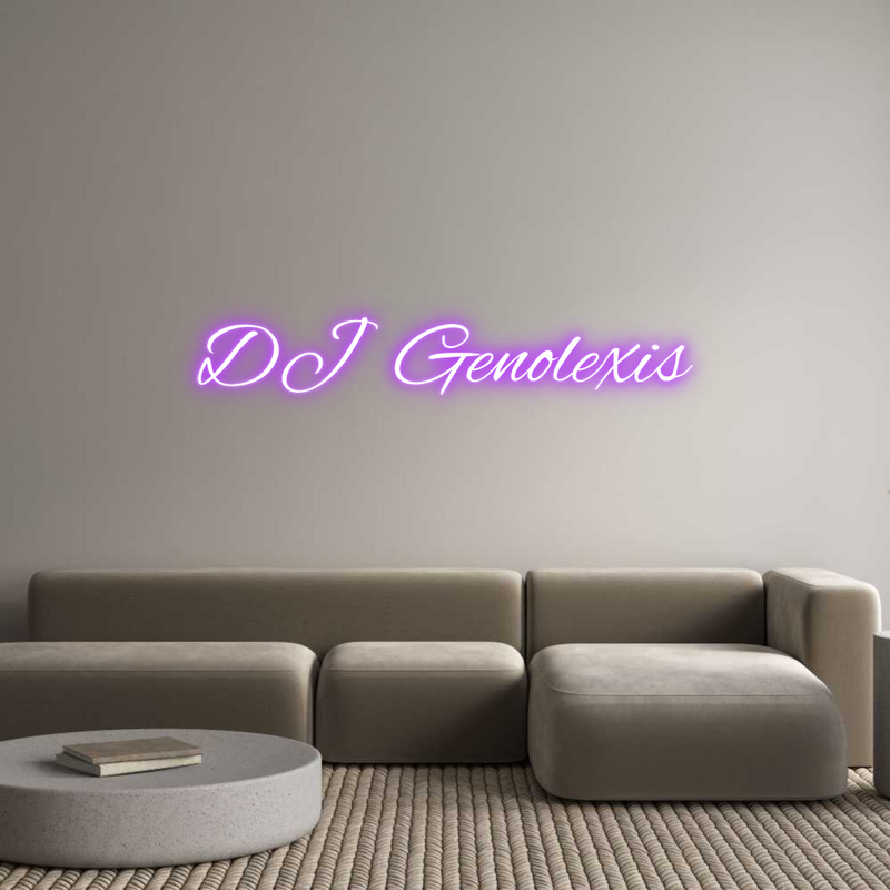 Custom Neon: DJ Genolexis