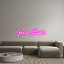 Custom Neon: Vee's Studio