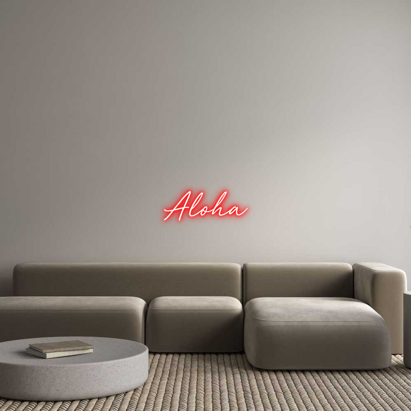 Custom Neon: Aloha