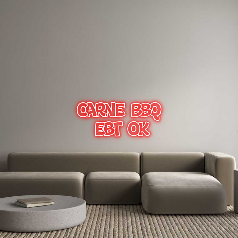 Custom Neon: CARNE BBQ
 E...
