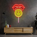 Lip Lollipop LED Neon Sign Light Pop Art