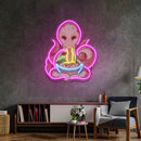Octopus Eating Ramen LED Neon Sign Light Pop Art