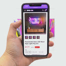 Passionate Eyes LED Neon Sign Light Pop Art