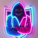 Hacker Mascot LED Neon Sign Light Pop Art