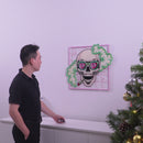 Smoking High Skull LED Neon Sign Light Pop Art