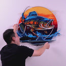 Fishing Cartoon LED Neon Sign Light Pop Art