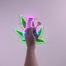 Skull Head  In The Weed Bong LED Neon Sign Light Pop Art