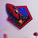Rocket Space LED Neon Sign Light Pop Art