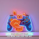 Hand Holding Game LED Neon Sign Light Pop Art