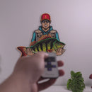 Colorful Fisherman LED Neon Sign Light Pop Art