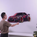 Race Drift LED Neon Sign Light Pop Art