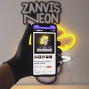 Hand Smoker Led Neon Acrylic Artwork