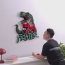 Jurassic Fighter LED Neon Sign Light Pop Art