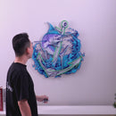 Marlin Fish with Anchor LED Neon Sign Light Pop Art