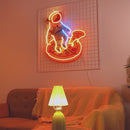 Astronaut Pizza Led Neon Acrylic Artwork