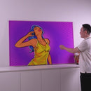 Women Listen Music LED Neon Sign Light Pop Art