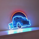 Vintage Pickup Truck LED Neon Sign Light Pop Art