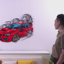 Car Fire LED Neon Sign Light Pop Art