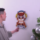 Cute Owl Gaming Cartoon LED Neon Sign Light Pop Art