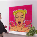 Woman Bring Loves LED Neon Sign Light Pop Art