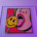 Suck Me Led Neon Acrylic Artwork