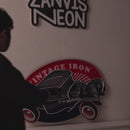 Amazing Black Hotrod Truck LED Neon Sign Light Pop Art